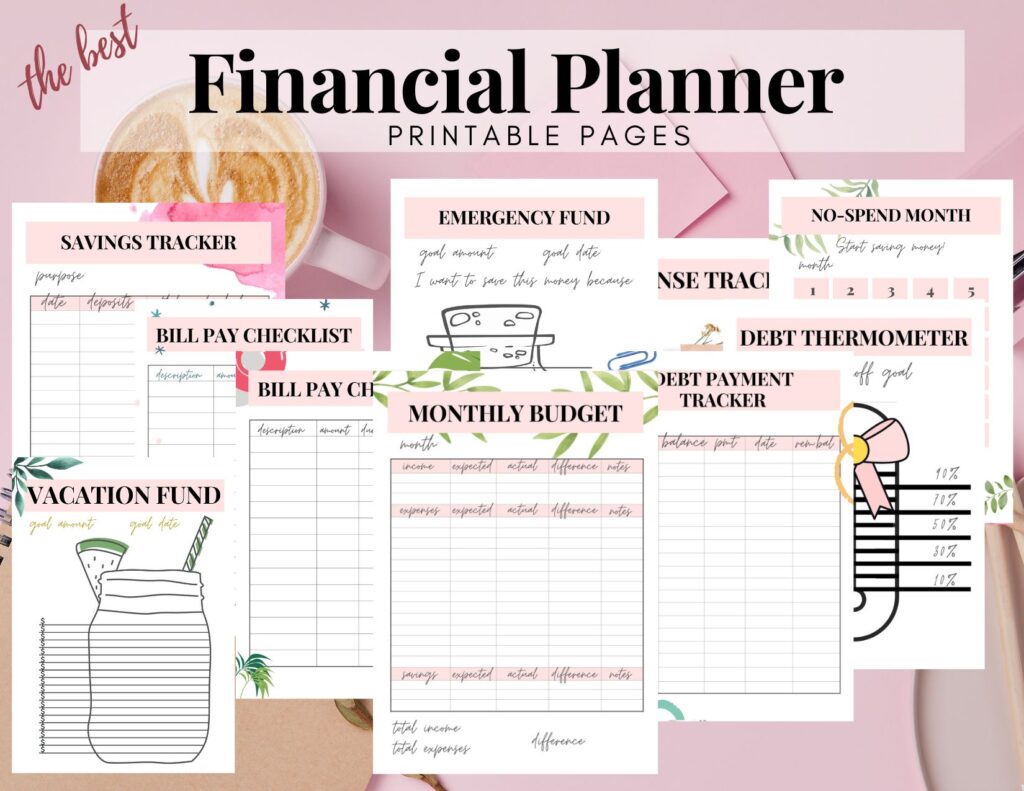 Financial Planner Printable Pages